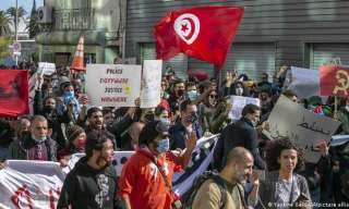 مظاهرات في تونس تطالب قيس سعيد بالرحيل