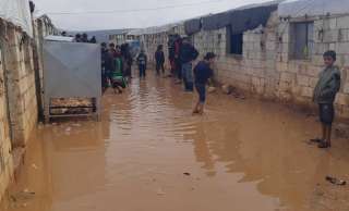 السيول تغرق العديد من القرى شمال لبنان