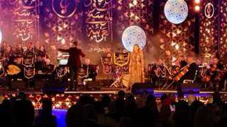 نادية مصطفى تتألق بمهرجان الموسيقي العربية
