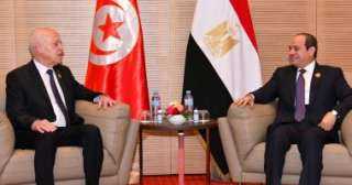 الرئيس التونسى للسيسى: نتطلع إلى الاستفادة من تجربة مصر فى تنفيذ المشروعات