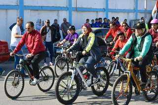 تحت رعاية اللواء عادل الغضبان محافظ بورسعيد انطلاق سباق الدراجات للمرحلة الإعدادية والثانوية