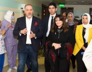 وزيرة الهجرة تزور مستشفى شفاء الأورمان لعلاج الأورام بالأقصر