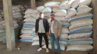 ضبط 100 طن أرز شعير قبل بيعها في السوق السوداء فى حملة تموينية بالدقهلية