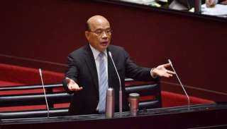 رئيس وزراء تايوان يندد بقرار الصين حظر واردات جديدة