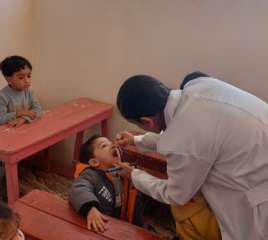 إستمرار فعاليات الحملة القومية للتطعيم ضد مرض شلل الأطفال بالبحيرة