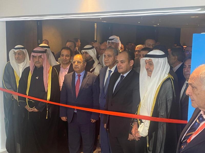 السفير غانم صقر الغانم خلال افتتاحة الدورة الثالثة عشر للأسبوع الكويتي في مصر