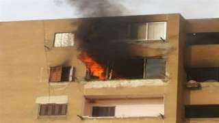 مصرع وإصابة 6 أشخاص في حريق شقة سكنية بأسوان