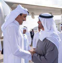 أمير قطر يصل الإمارات للمشاركة في ”لقاء أخوي” لقادة الخليج ومصر والأردن