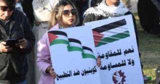 كويتيون ينظمون وقفة تضامنية مع حقوق الشعب الفلسطينى