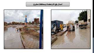 التنمية المحلية: غرفة عمليات الوزارة تذلل أي عقبات تمنع شفط مياه الأمطار