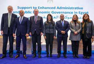 وزيرة التعاون الدولي تفتتح المؤتمر رفيع المستوى حول برنامج دعم الحوكمة العامة والاقتصادية في مصر