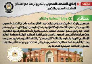 الحكومة تنفى إغلاق المتحف المصري بالتحرير تزامناً مع افتتاح المتحف المصري الكبير