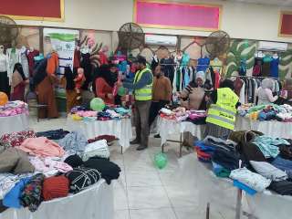 تنظيم معرض لتوزيع 3 آلاف قطعة ملابس مجانا بالحامول