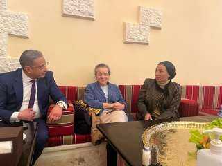 وزيرة البيئة تلتقى بصاحبة السمو الملكى الأميرة عالية بنت حسين لبحث إمكانية التوأمة بمجال المحميات الطبيعية
