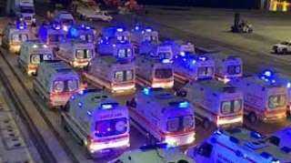 الإمارات تهدى سوريا 10 سيارات إسعاف لإغاثة المتضررين جراء الزلزال المدمر