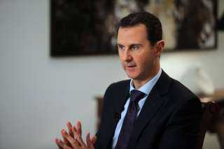 بشار الأسد يعرب عن بالغ تقديره لاتصال الرئيس السيسي عقب الزلزال