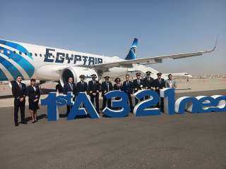مصر للطيران تتسلم طائرة جديدة من طراز إيرباص A321neo