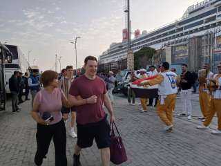 ميناء بورسعيد السياحي يستقبل الباخرة السياحية BOREALIS