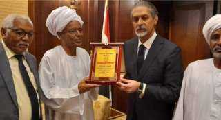 احتفال بمبنى سفارة مصر في الخرطوم لتكريم اسم السيد/ محمد حسن خليل المُلقّب بـ ”أبو الطلبة السودانيين”