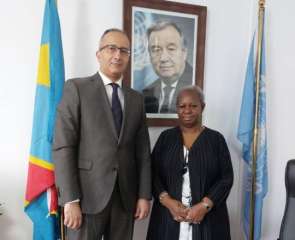 السفير المصري يلتقى بالممثلة الخاصة للأمين العام للأمم المتحدة في جمهورية الكونجو الديمقراطية