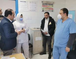 وزير الصحة يطلع على تقرير المرور الشهري للمنشآت الطبية التابعة للوزارة في محافظة بورسعيد