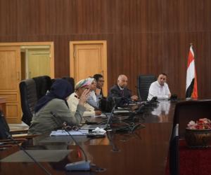 اجتماع تنسيقي لمتابعة خطة تطوير شارع البازارات وميدان الدهار  بمدينة الغردقة