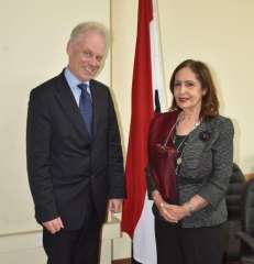 السفيرة  نائلة جبر تلتقى مدير وحدة الجوار ومفاوضات التوسع بالمفوضية الأوروبية