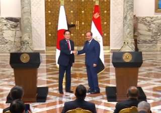 الرئيس السيسى ورئيس وزراء اليابان يشهدان توقيع اتفاقيات فى الاتصالات ومترو الأنفاق