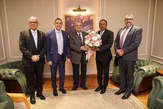 وزير الكهرباء يستقبل سفير الهند بالقاهرة والرئيس التنفيذى لشركة L&T الهندية والوفد المرافق لهما