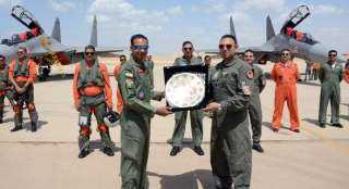 القوات الجوية المصرية والهندية تنفذان تدريب جوى مشترك بإحدى القواعد الجوية المصرية