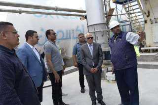 محافظ بورسعيد : قرب الانتهاء من إنشاء مصنع إنتاج الغازات استعدادا لافتتاحه.