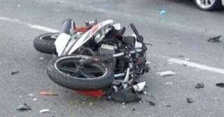 إصابة شخصين نتيجة انقلاب دراجة نارية فى القنطرة غرب بالإسماعيلية
