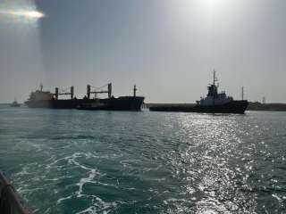 أسامة ربيع: أعمال الإنقاذ البحري نجحت في التعامل مع عطل سفينة البضائع   XIN HAI TONG 23