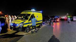 أسماء 13 مصابًا في حادث تصادم سيارتين بكفر الشيخ