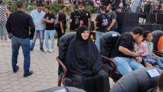 والدة محمد عبد الوهاب تُشارك في حفل افتتاح فرع الأهلي بالتجمع الخامس