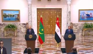 الرئيس السيسى ونظيره الموريتاني يثمنان التطور المستمر في العلاقات بين البلدين على كافة الأصعدة