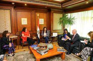 وزيرة التعاون الدولي تلتقي وفد دولة الأرجنتين لاستكشاف فرص التعاون المشترك