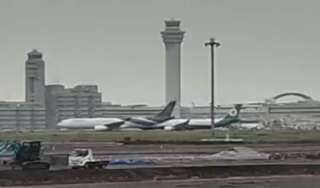 تصادم طائرتين في مطار هانيدا بطوكيو