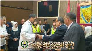 محافظ شمال سيناء  يودع حجاج قرعة وزارة الداخلية