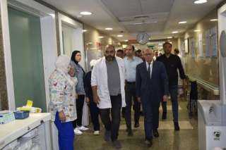 جولة تفقدية لمحافظ بورسعيد بمستشفى السلام الدولي لمتابعة سير وانتظام الخدمات الصحية.