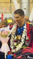 محافظ بورسعيد يهنىء اللاعب ”عمر علاء الدسوقي” لحصوله على ميداليتين ذهبيتين بدورة الألعاب العالمية