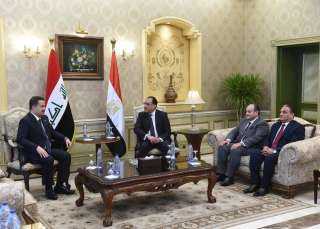 مدبولى يناقش مع نظيره العراقى أوجه التعاون الثلاثي بين مصر والعراق والأردن