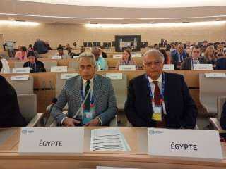 الوزير حسن شحاتة والسفير ايهاب جمال الدين يشاركان في ”قمة عالم العمل” بجنيف