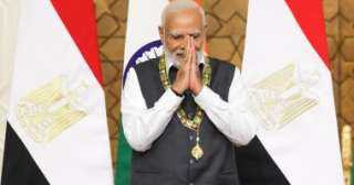رئيس وزراء الهند يشكر مصر وشعبها لمنحه قلادة النيل: تكريم يدل على دفء المشاعر