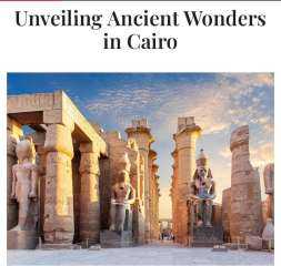 موقع مجلة Salon Privé يبرز المقومات السياحية والأثرية بعدد من أهم المقاصد السياحية المصرية