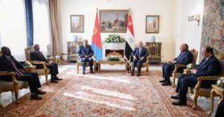 الرئيس السيسى يؤكد لنظيره الإريترى حرص مصر على تعزيز العلاقات الثنائية