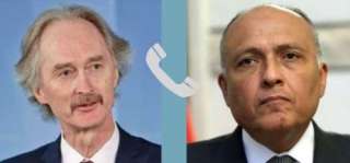 وزير الخارجية يتلقى اتصالاً هاتفياً من المبعوث الأممي لسوريا