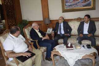 محافظ بورسعيد يلتقى رئيس مجلس إدارة نادي الصيد