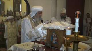 البابا تواضروس يترأس قداس عيد إصعاد العذراء مريم فى كنيستها بالمجر