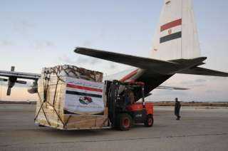 مصر ترسل مساعدات إنسانية للشعب الليبى الشقيق تنفيذاً لتوجيهات الرئيس السيسى